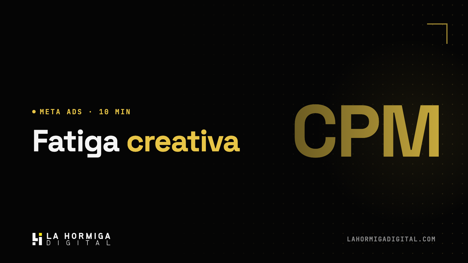 Fatiga Creativa en Meta Ads: Cómo Detectarla y Solucionarla